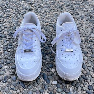 Nike Air Force 1 Sage Low ‘Triple White’ (size W 7.5).